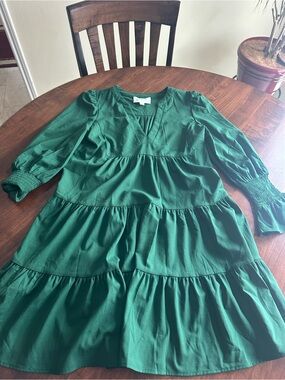 Pomander Place Emerald Green Dress